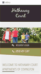 Mobile Screenshot of hathawaycourtapts.com