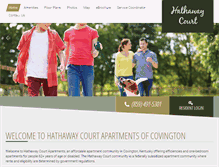 Tablet Screenshot of hathawaycourtapts.com